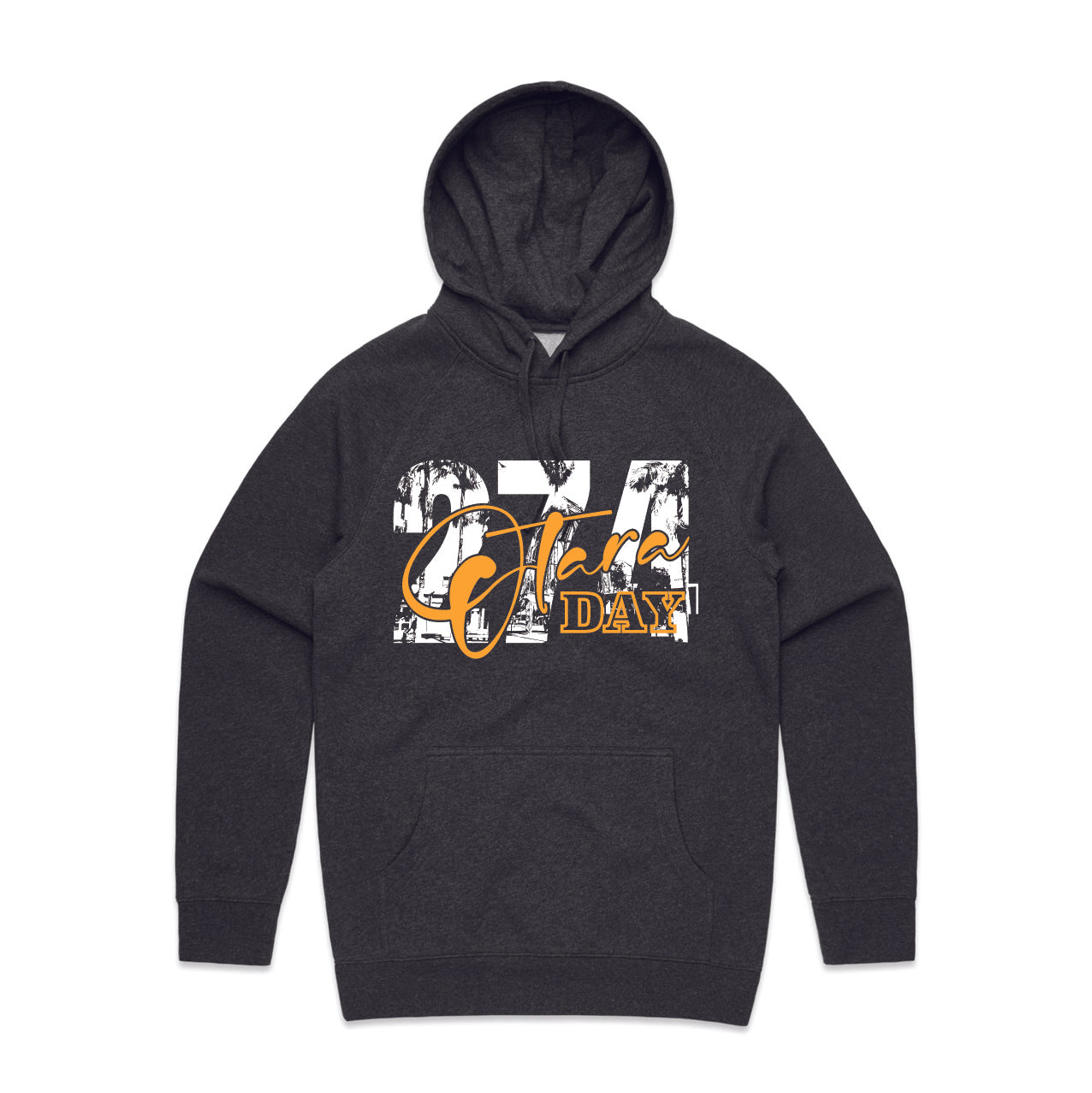 274 Ōtara Hoodie – Charcoal Night