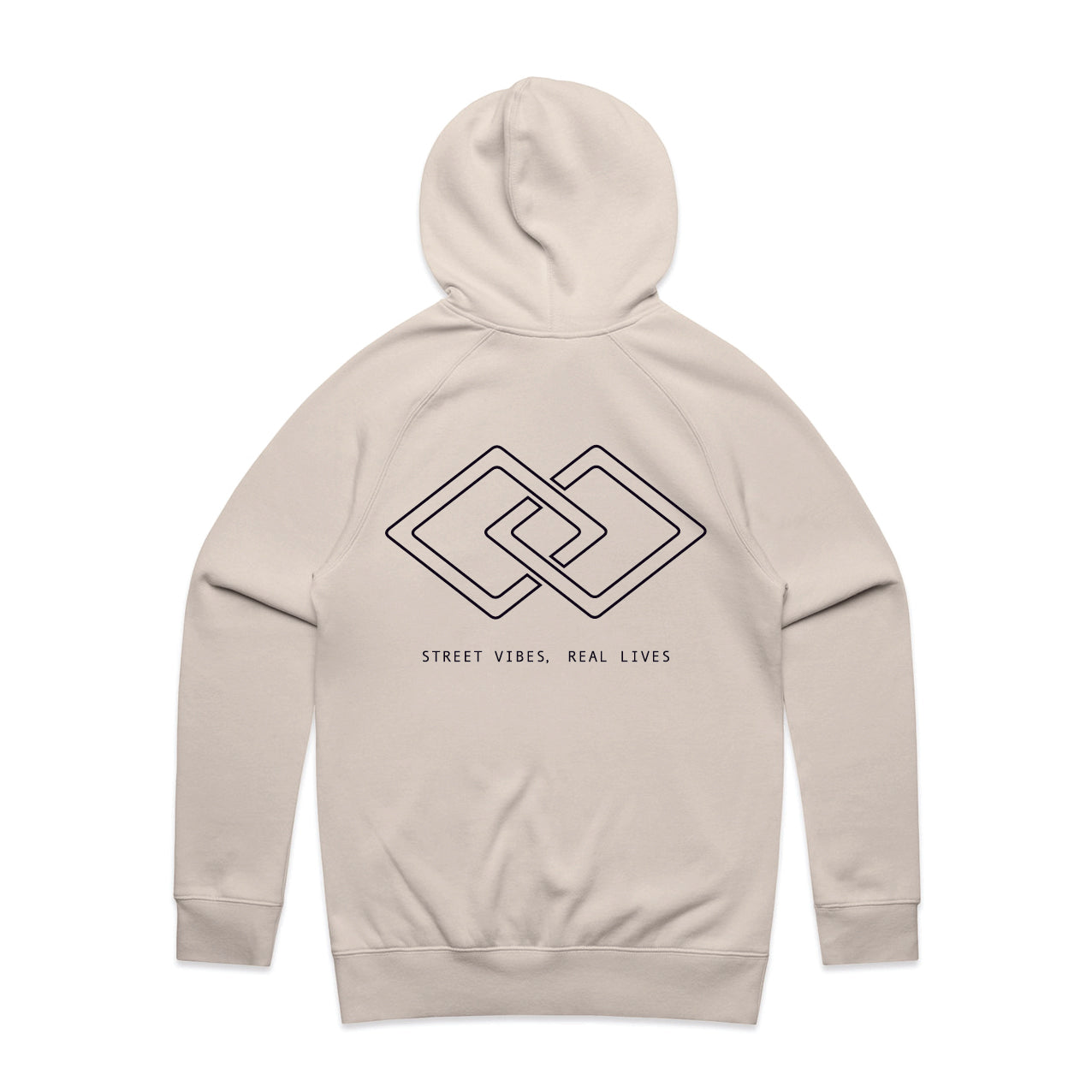 274 Ōtara Hoodie –  Bone & Black